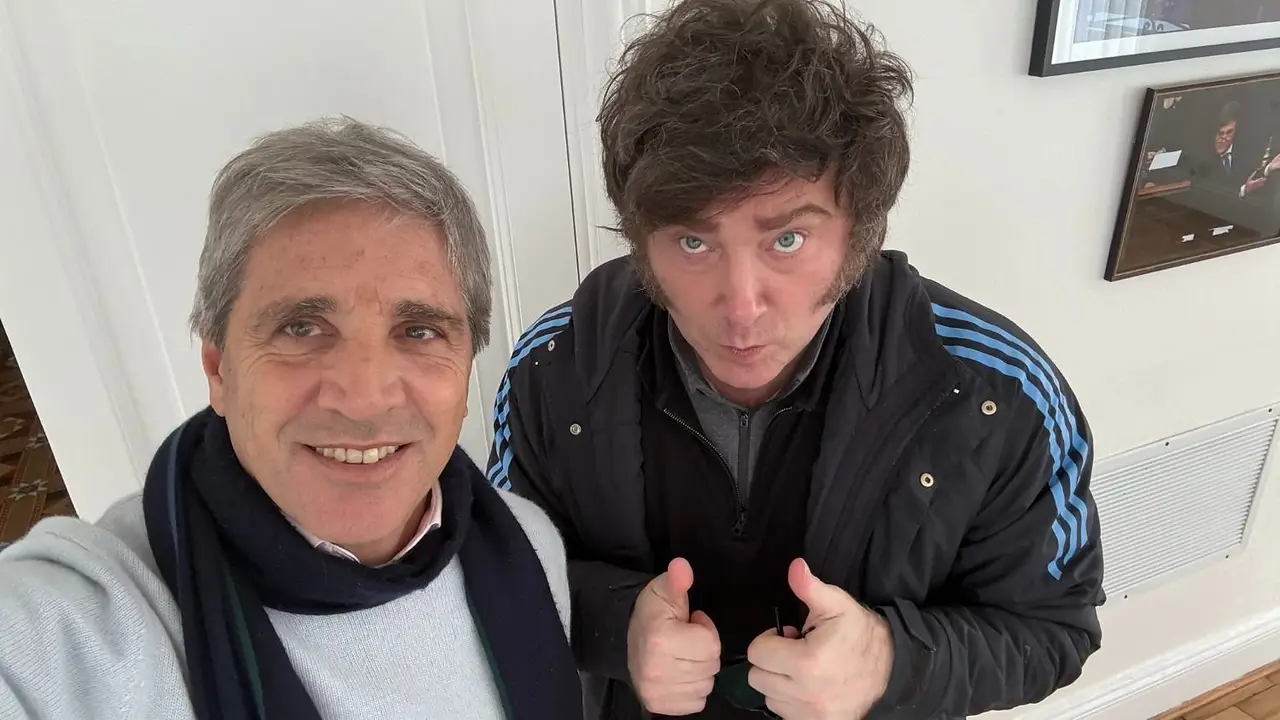 Luis Caputo y Javier Milei