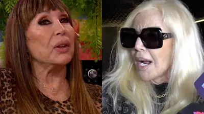 Moria Casán y Susana Giménez. Moria Casán y Susana Giménez.