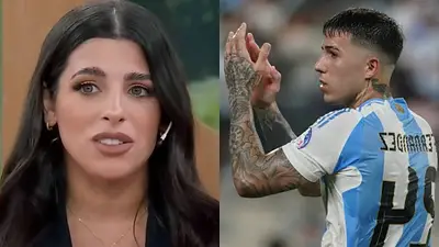 Enzo Fernández y Valentina Cervantes. Enzo Fernández y Valentina Cervantes.