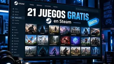 Así podés sumar 21 juegos gratis a tu Steam Así podés sumar 21 juegos gratis a tu Steam