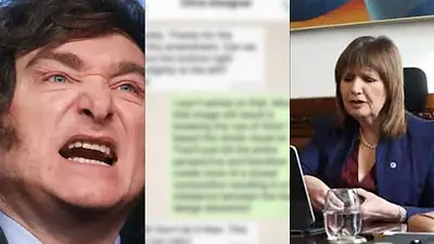 Javier Milei, Lali Espósito, Patricia Bullrich, El Trece Javier Milei, Lali Espósito, Patricia Bullrich, El Trece