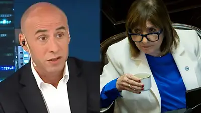 Esteban Trebucq y Patricia Bullrich. Esteban Trebucq y Patricia Bullrich.