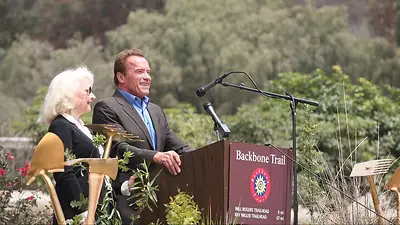 La millonaria donación de Schwarzenegger para proteger un sendero natural La millonaria donación de Schwarzenegger para proteger un sendero natural