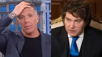Alejandro Fantino y Javier Milei. Alejandro Fantino y Javier Milei.