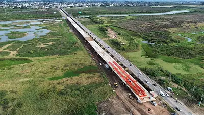 Así es el nuevo puente de la Argentina que será el más largo del país Así es el nuevo puente de la Argentina que será el más largo del país