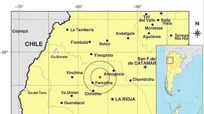 Un fuerte sismo de 5,4 grados sacudió a la Argentina: en qué provincias se sintió el temblor Un fuerte sismo de 5,4 grados sacudió a la Argentina: en qué provincias se sintió el temblor