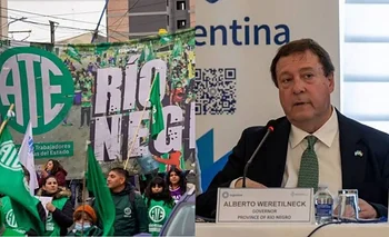 ATE le exigió a Weretilneck un límite a los descuentos por mora: "Recibos por $0" | Río negro