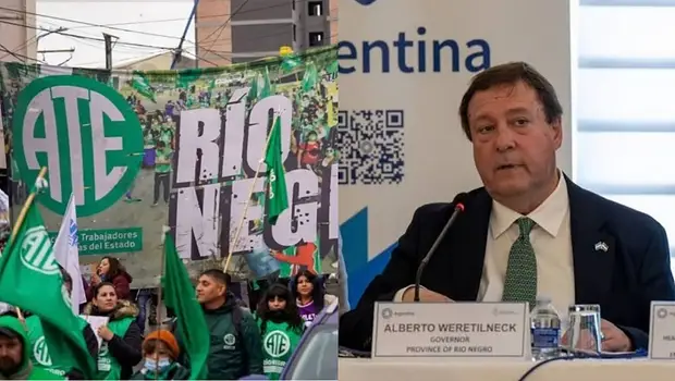 ATE le exigió a Weretilneck un límite a los descuentos por mora: "Recibos por $0" | Río negro