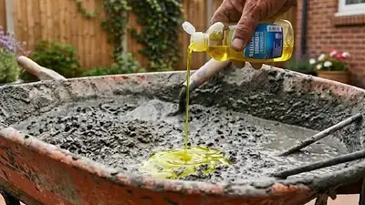 Detergente con cemento Detergente con cemento