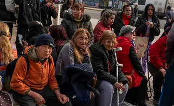El colectivo de Discapacidad y jubilados protestaron en el Congreso | Protesta