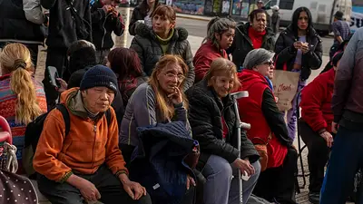 El colectivo de Discapacidad y jubilados protestaron en el Congreso El colectivo de Discapacidad y jubilados protestaron en el Congreso