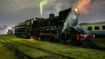 La histórica locomotora recuperada hará paradas para verla en su viaje a Mar del Plata La histórica locomotora recuperada hará paradas para verla en su viaje a Mar del Plata