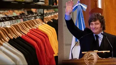 Javier Milei, ropa usada, shoppings, consumo, indumentaria, moda circular, Argentina. Javier Milei, ropa usada, shoppings, consumo, indumentaria, moda circular, Argentina.