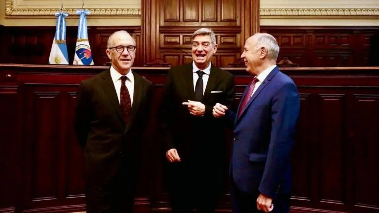 Carlos Rosenkrantz, Horacio Rosatti y Ricardo Lorenzetti.