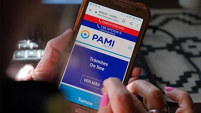 Sitio web de PAMI. Sitio web de PAMI.