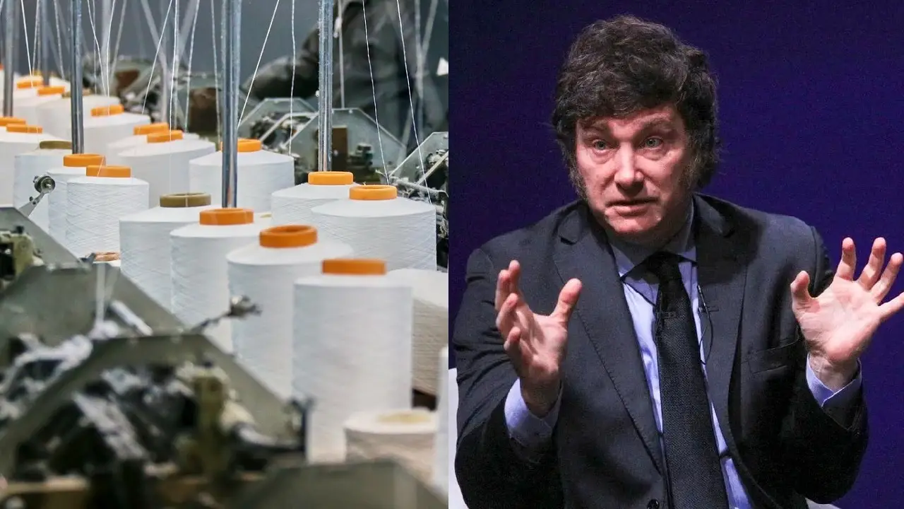 Fábrica textil Javier Milei