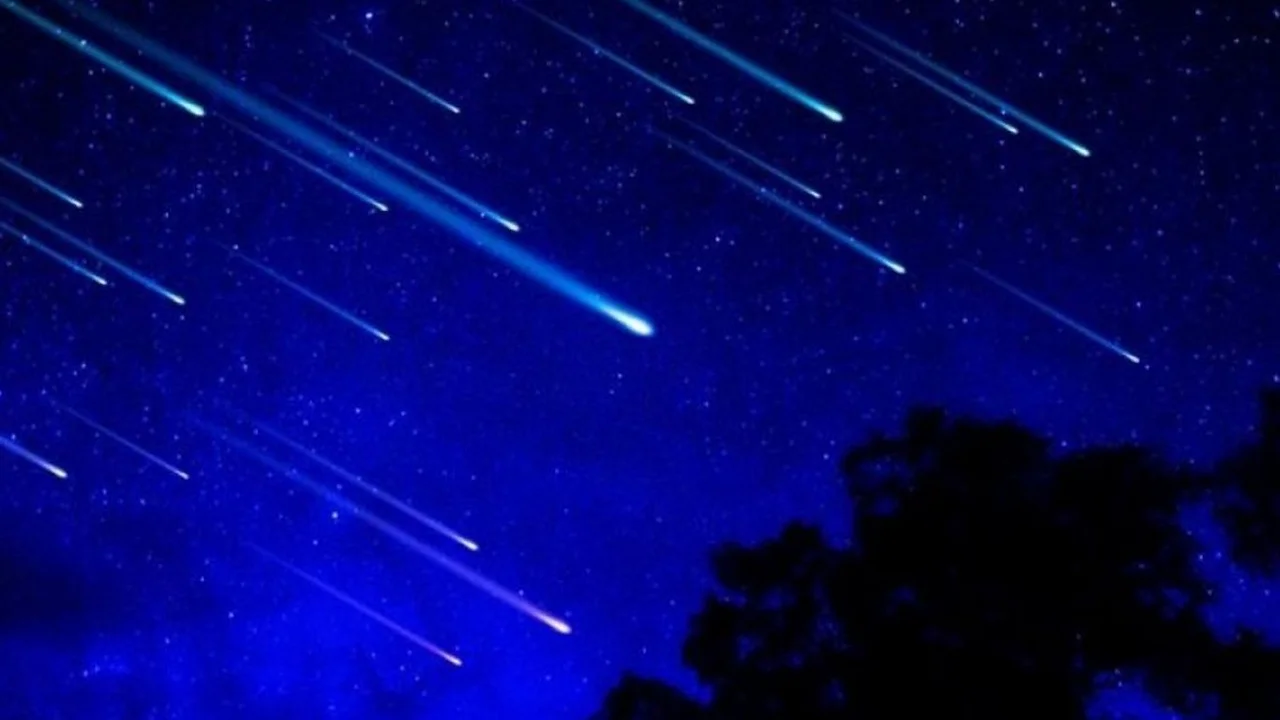 lluvia de meteoros.