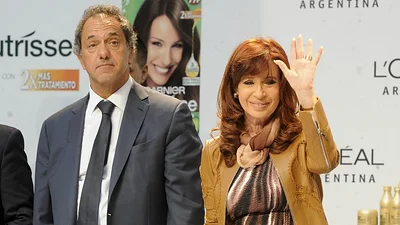 Cristina y Scioli volverán a mostrarse juntos esta tarde Cristina y Scioli volverán a mostrarse juntos esta tarde