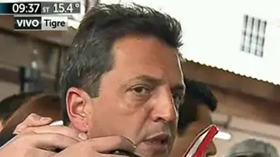 Elecciones: Massa adelantó su voto para almorzar con su madre Elecciones: Massa adelantó su voto para almorzar con su madre