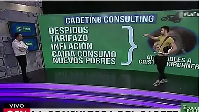La consultora de El Cadete y su desopilante análisis sobre la gestión Macri La consultora de El Cadete y su desopilante análisis sobre la gestión Macri