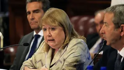 Cruce de Malcorra con senadores del FpV por su postulación a la ONU Cruce de Malcorra con senadores del FpV por su postulación a la ONU