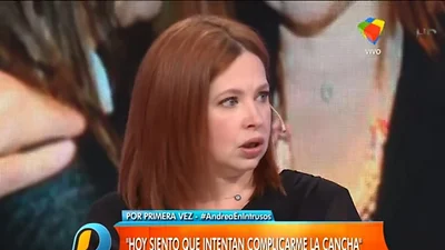 Andrea Del Boca tiene miedo de perder su trabajo Andrea Del Boca tiene miedo de perder su trabajo