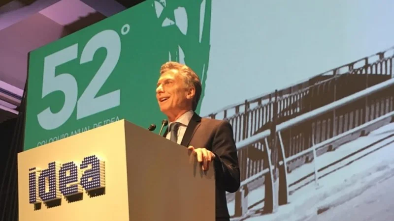 Las 10 polémicas frases de Macri en IDEA