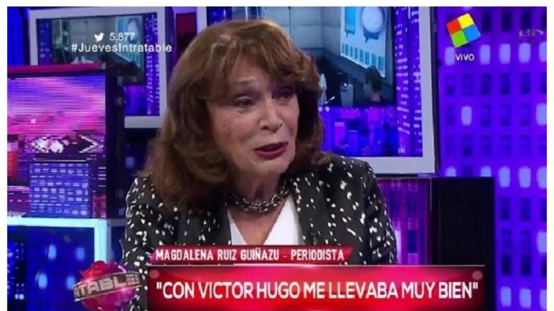 Magdalena Ruiz Guiñazú estalló contra CFK y Víctor Hugo, y defendió a Macri