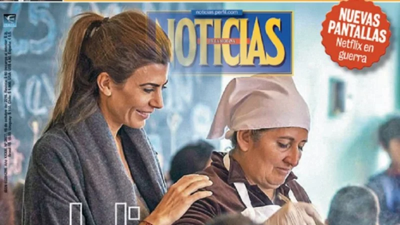 La controvertida tapa de Noticias con Awada y "el maquillaje de la pobreza"