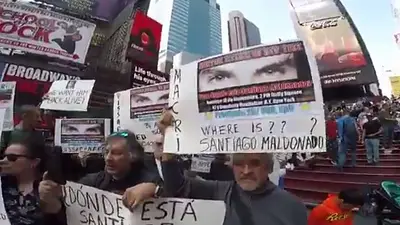 El reclamo por la aparición de Santiago Maldonado se escuchó en todo el mundo El reclamo por la aparición de Santiago Maldonado se escuchó en todo el mundo