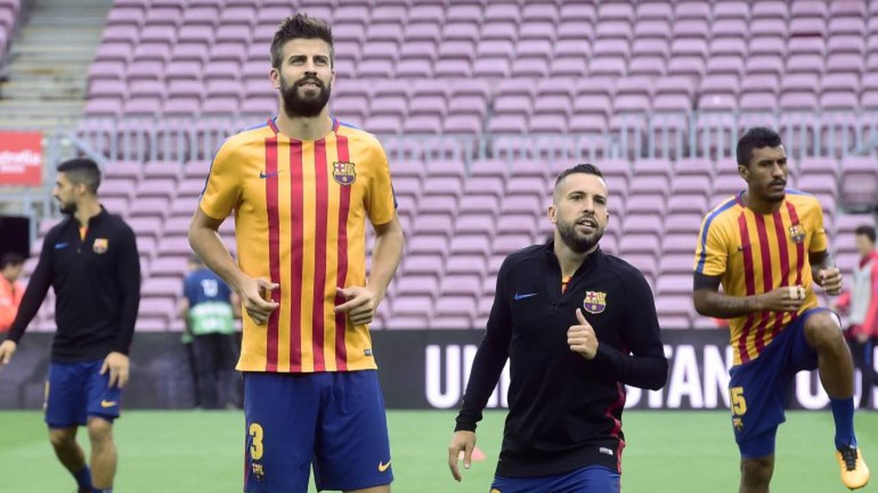 Conmovido por la represión en Cataluña, Piqué se quebró tras el partido del Barcelona