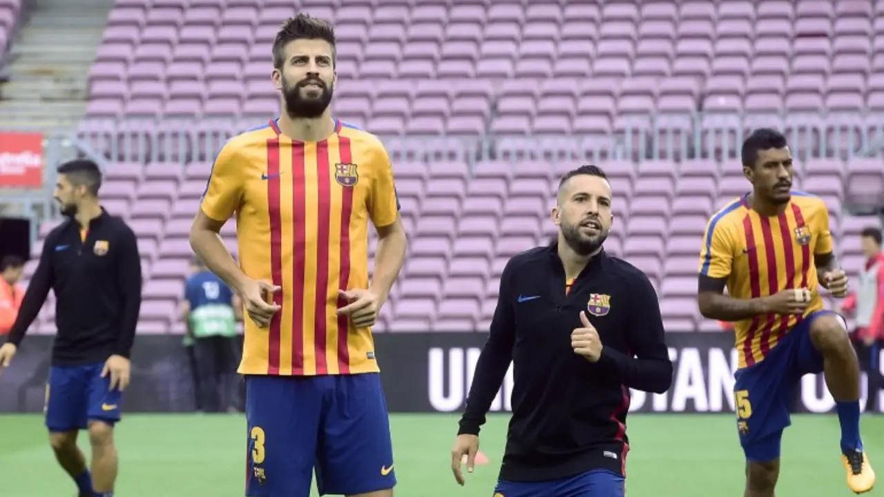 Conmovido por la represión en Cataluña, Piqué se quebró tras el partido del Barcelona