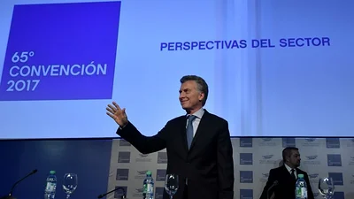 Ante empresarios, Macri volvió a atacar a los sindicatos Ante empresarios, Macri volvió a atacar a los sindicatos
