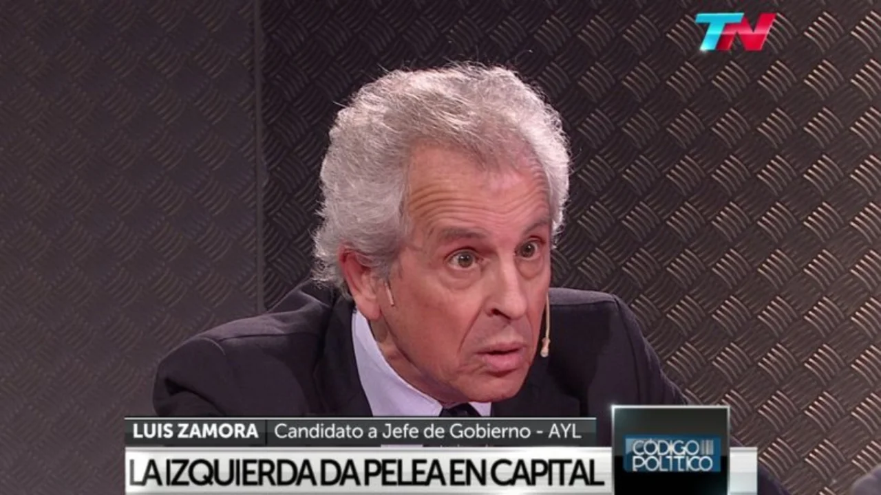 Luis Zamora fue censurado por TN y estalló contra el canal