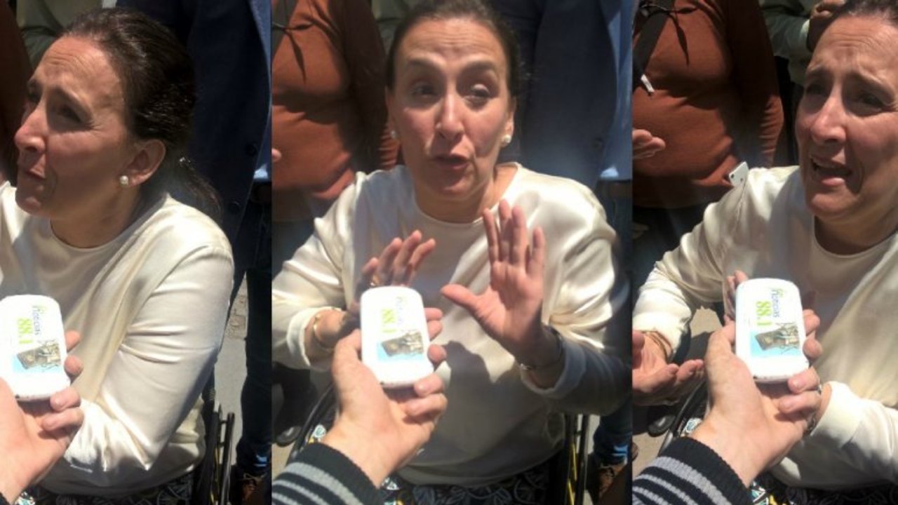 Enojada, Michetti huyo de periodistas cuando le preguntaron por Maldonado