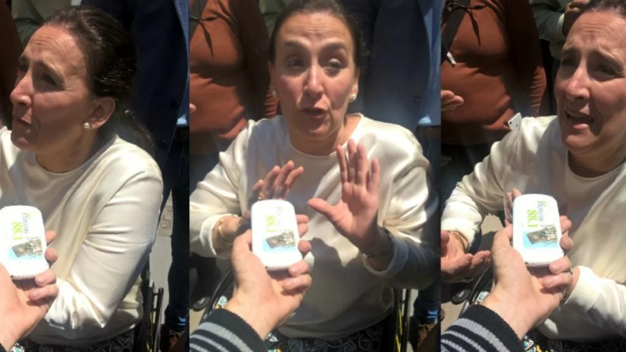 Enojada, Michetti huyo de periodistas cuando le preguntaron por Maldonado