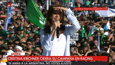 El cantito contra Clarín en medio del discurso de Cristina Kirchner El cantito contra Clarín en medio del discurso de Cristina Kirchner