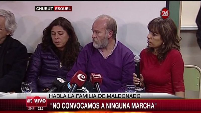 Maldonado: "No entendemos por qué se encontró en el cuarto rastrillaje"