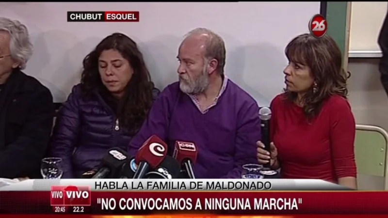 Maldonado: "No entendemos por qué se encontró en el cuarto rastrillaje"