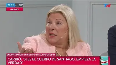 Tras sus lamentables dichos, Carrió pidió disculpas a la familia de Maldonado Tras sus lamentables dichos, Carrió pidió disculpas a la familia de Maldonado
