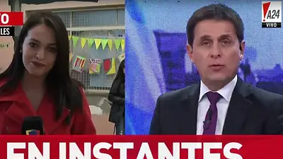 Las quejas de Carnota por las desprolijidades en vivo de un móvil Las quejas de Carnota por las desprolijidades en vivo de un móvil