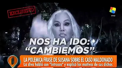 La lamentable defensa de Susana Giménez por sus dichos sobre Maldonado La lamentable defensa de Susana Giménez por sus dichos sobre Maldonado