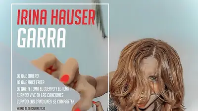 Irina Hauser presenta su show "Garra", con un homenaje a las mujeres del rock Irina Hauser presenta su show "Garra", con un homenaje a las mujeres del rock