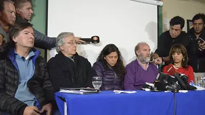 La conferencia de la familia a una semana del hallazgo de Maldonado La conferencia de la familia a una semana del hallazgo de Maldonado