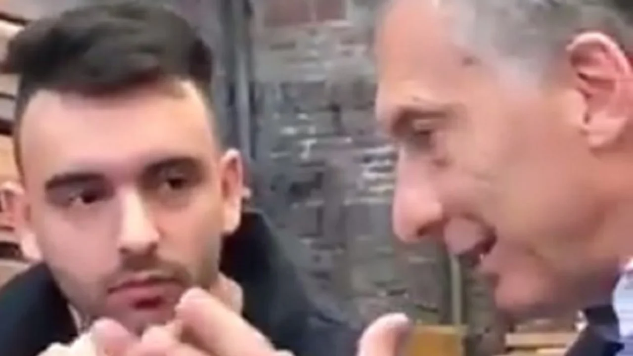 Macri se reunió con un joven que acaba de perder a su padre y le habló de Franco