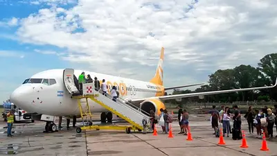 Se inundó el aeropuerto de El Palomar en medio del temporal Se inundó el aeropuerto de El Palomar en medio del temporal