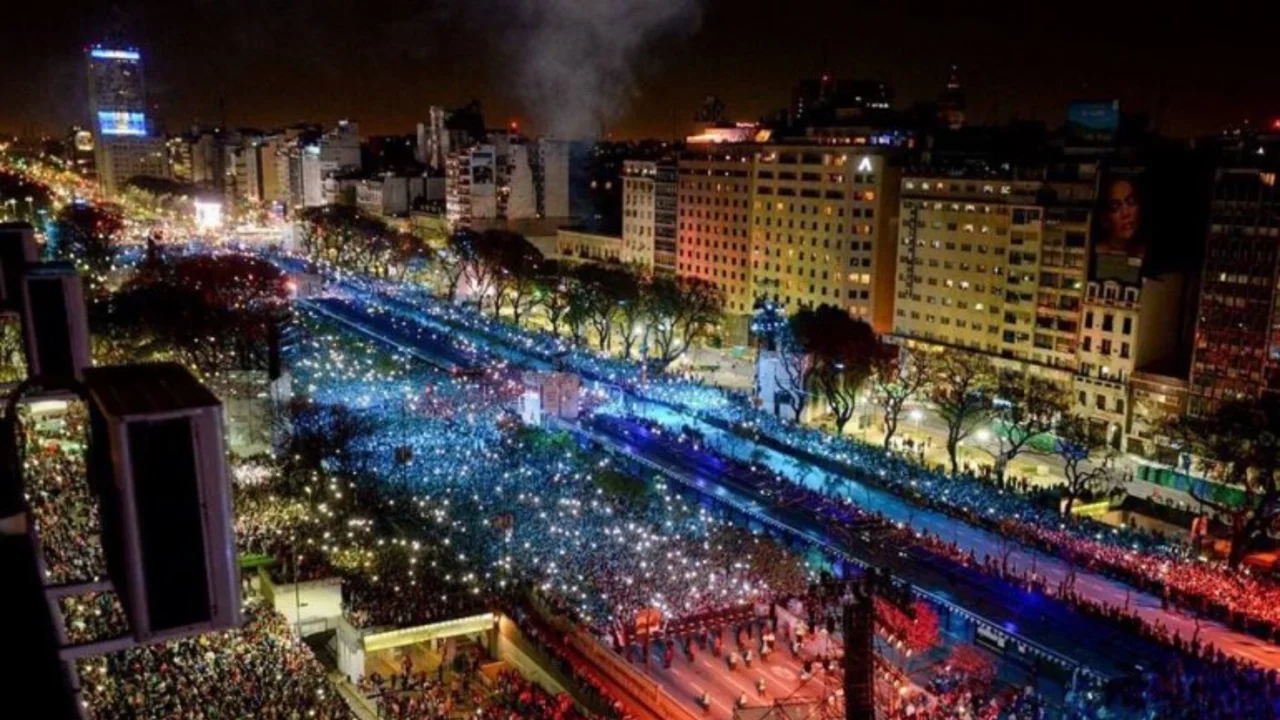 Larreta mantuvo apagada la imagen de Evita en la apertura de los JJOO de la Juventud