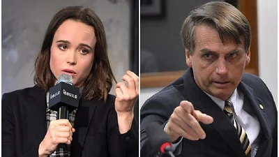Bolsonaro y una dura frase a una actriz de Hollywood: "No la veo como gay, en la calle le silbaría porque es linda" Bolsonaro y una dura frase a una actriz de Hollywood: "No la veo como gay, en la calle le silbaría porque es linda"