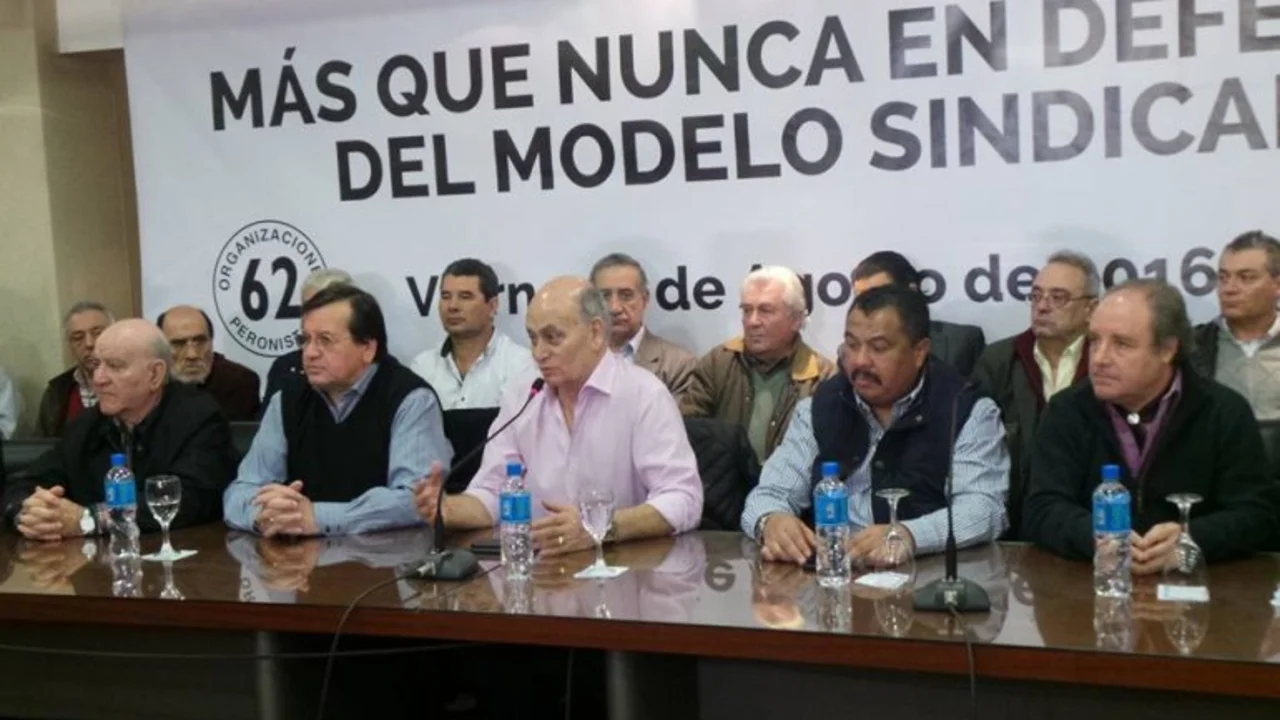Intervinieron las 62 Organizaciones, la central sindical más macrista de todas