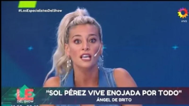 Sol Perez explotó contra De Brito: "Ángel es un asco"